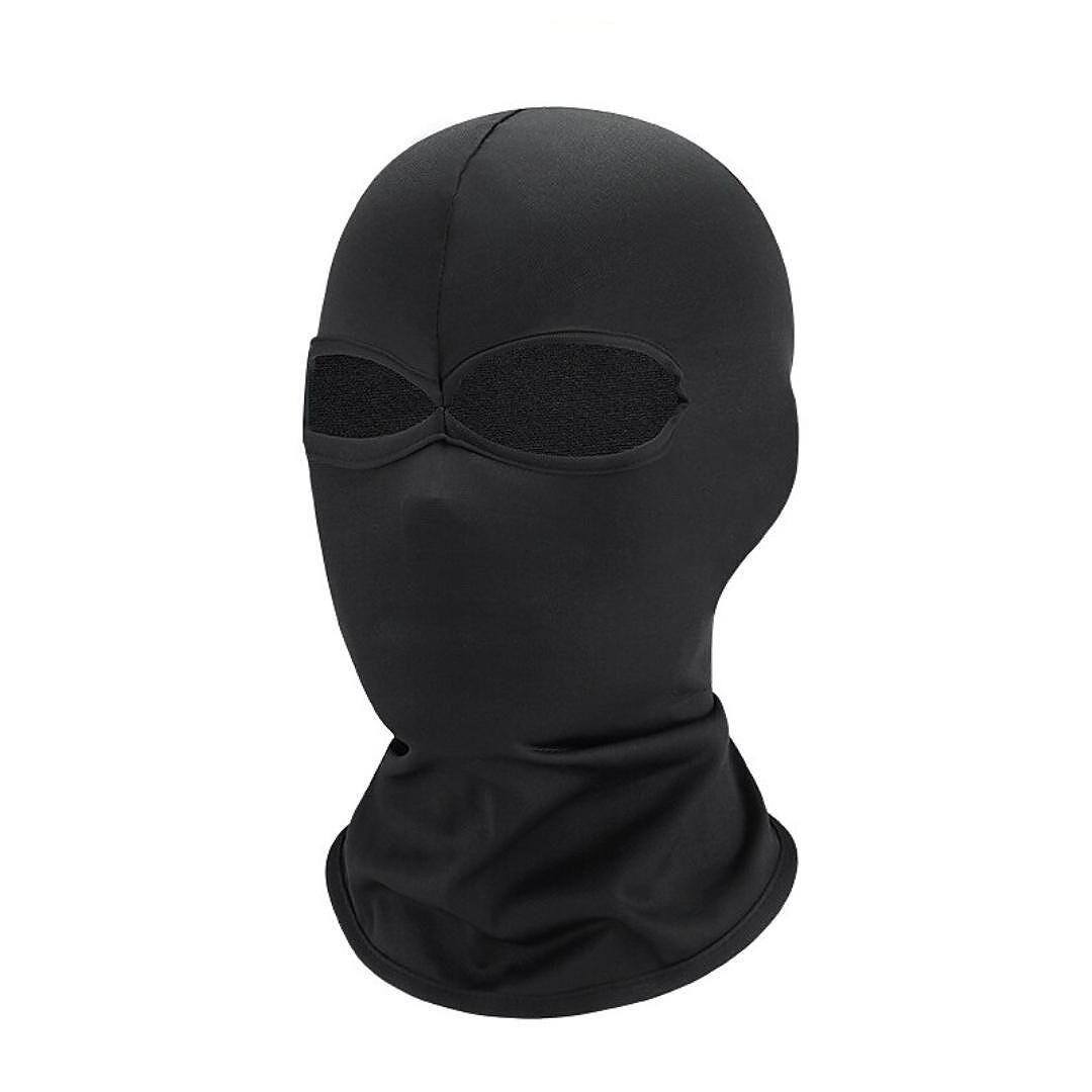 Taktická balaclava se dvěma otvory pro oči, černá