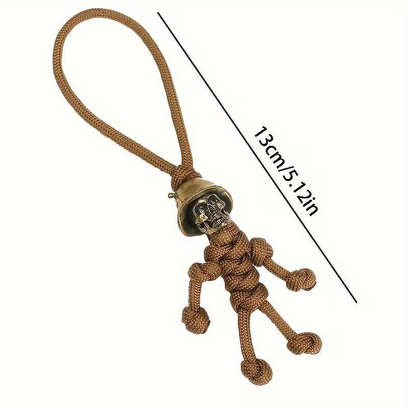 Taktický klíčový řetízek Paracord Skull Soldier