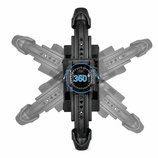 Toc universal rotativ la 360° pentru baston telescopic