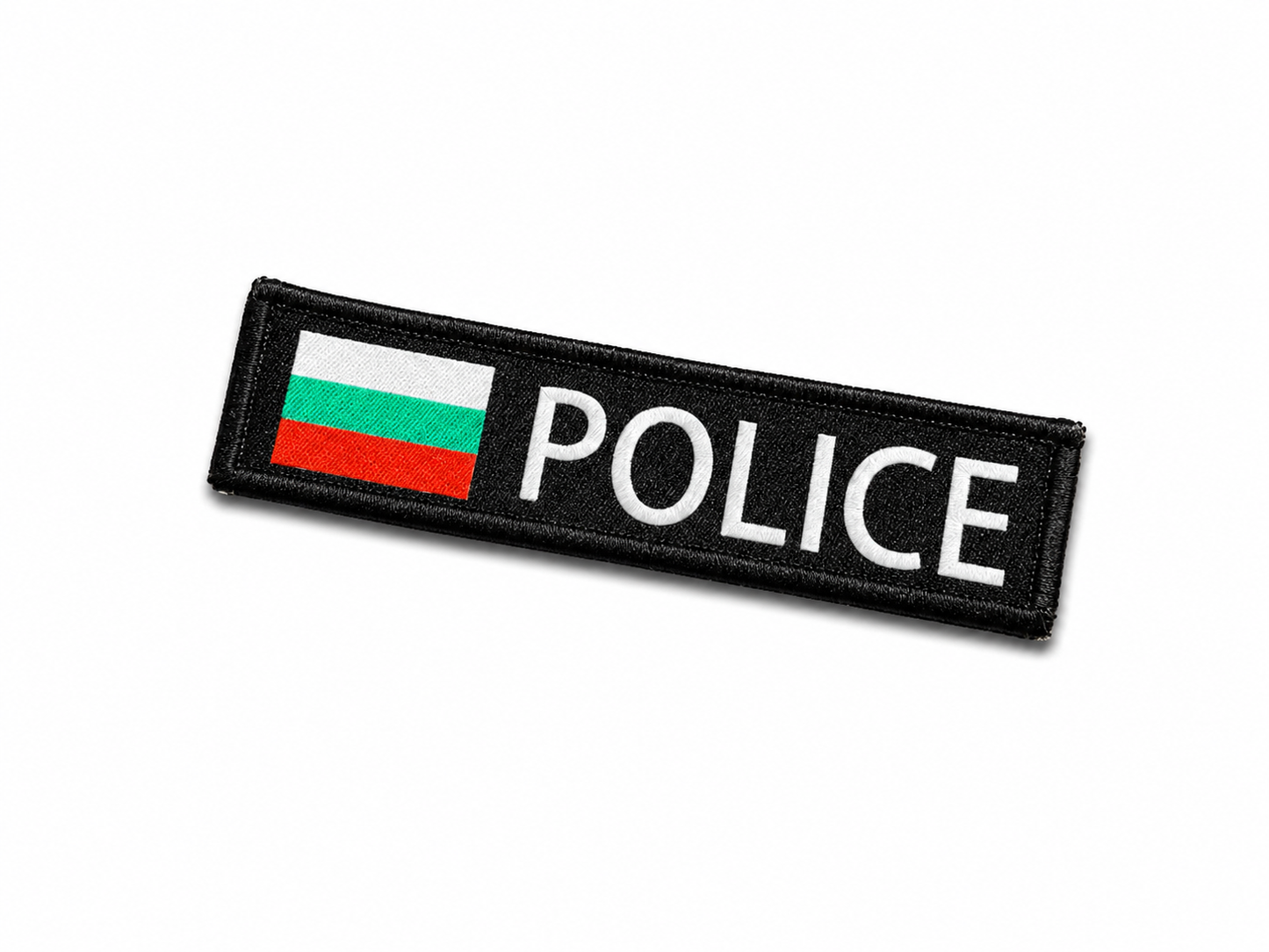 Nášivka POLICE 10x2.5 cm s velkro zadní stranou