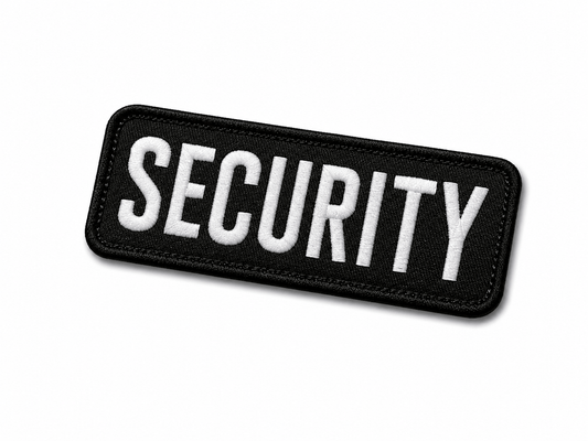 Nášivka SECURITY 25x9 cm s suchým zipem