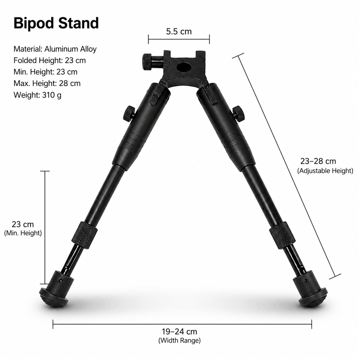 Taktická dvounožka BlackAirsoft EagleForce Tactical Bipod