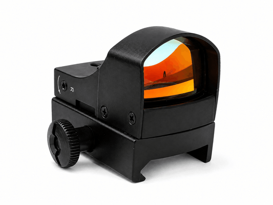 Taktický rychloměr Red Dot s dvojitým jasem Black Airsoft - s laserovým zaměřovačem