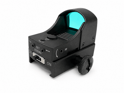 Taktický rychloměr Red Dot s dvojitým jasem Black Airsoft - s laserovým zaměřovačem