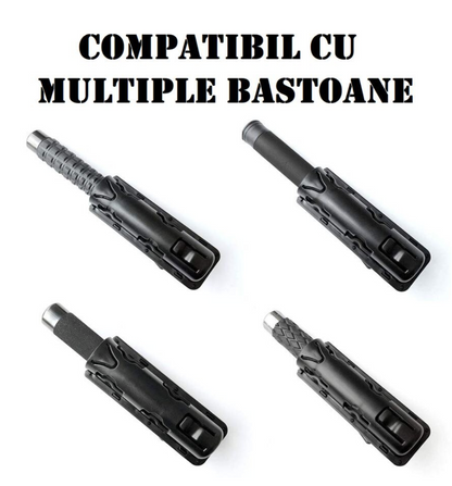 Polymerové pouzdro na teleskopickou tyč BlackAirsoft BASTHO - otočné o 360°
