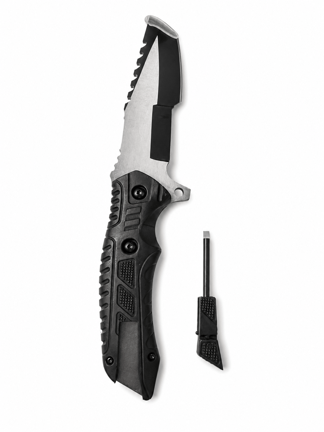 Nůž s ferroceriovou zápalkou a píšťalkou BlackAirsoft Survival