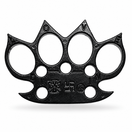 Box metalic negru BlackAirsoft IRON FANG cu 4 țepi