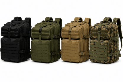 Тактическа раница 45L BlackAirsoft Ranger, с велкро флаг 900D