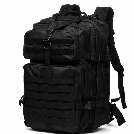 Taktický batoh 45L BlackAirsoft Ranger, s vlajkou na suchý zip 900D