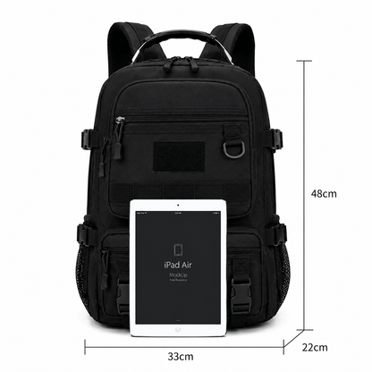 Taktický batoh Black Airsoft Tactical Backpack 35L 600D