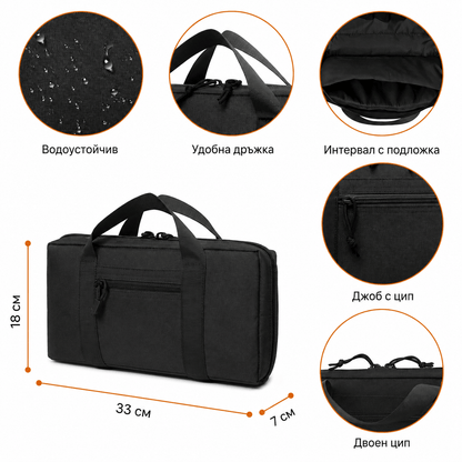 Taktická taška organizér Black Airsoft Tactical Case