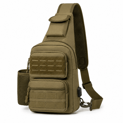 Taktická crossbody taška Black Airsoft Tactical Sling Bag