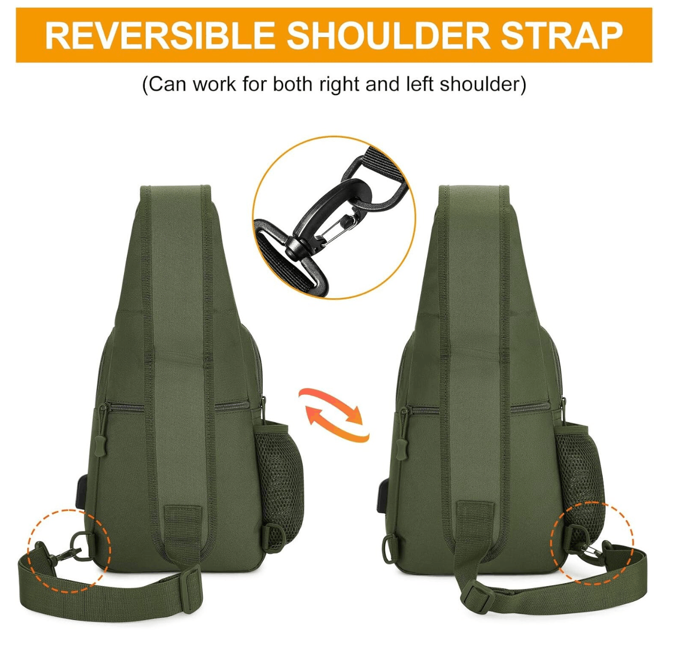 Taktická crossbody taška Black Airsoft Tactical Sling Bag