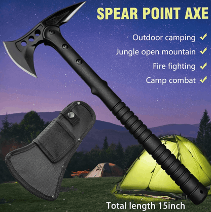 Taktická kempingová sekera Spear Point Axe 15 Inch s pouzdrem