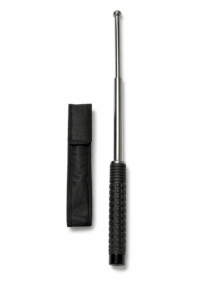 Telescopická ocelová tyč Black Airsoft TITAN 52cm s pouzdrem – Chrom