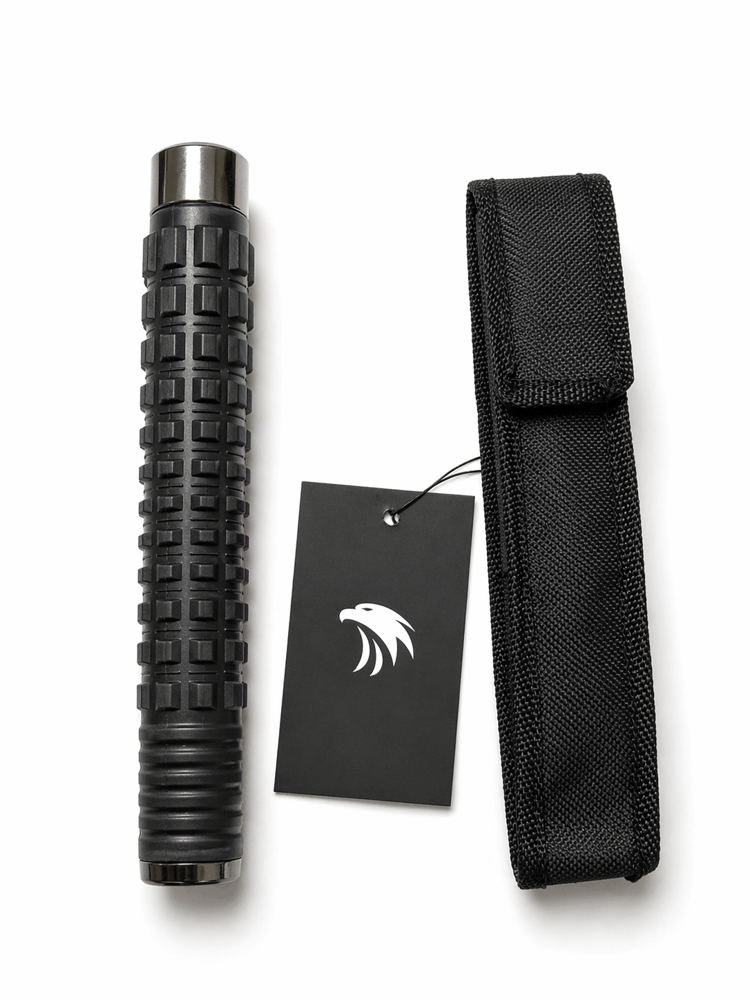 Telescopická ocelová tyč Black Airsoft TITAN 52cm s pouzdrem – Chrom