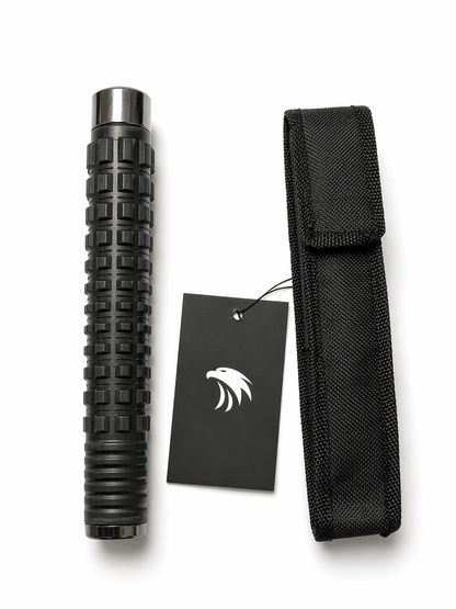 Telescopická ocelová tyč Black Airsoft TITAN 52cm s pouzdrem – Chrom