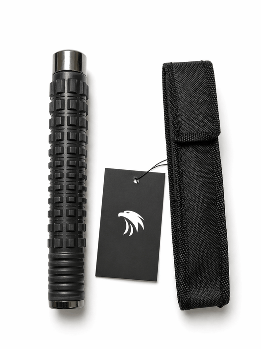 Telescopická ocelová tyč Black Airsoft TITAN 52cm s pouzdrem – Chrom