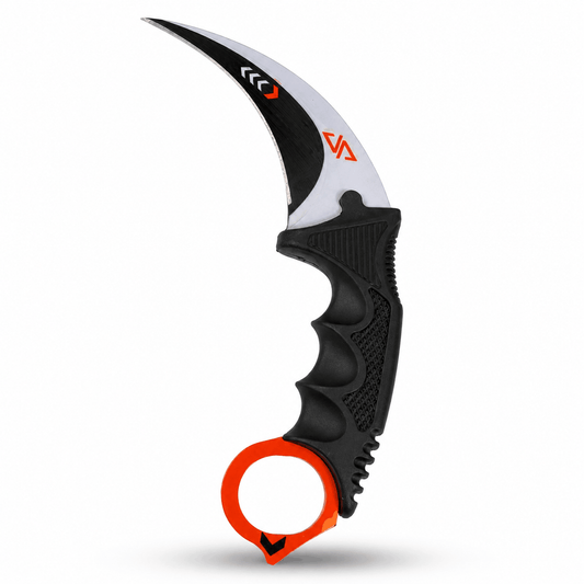 Karambit Black Airsoft Vortex cu teacă și șnur
