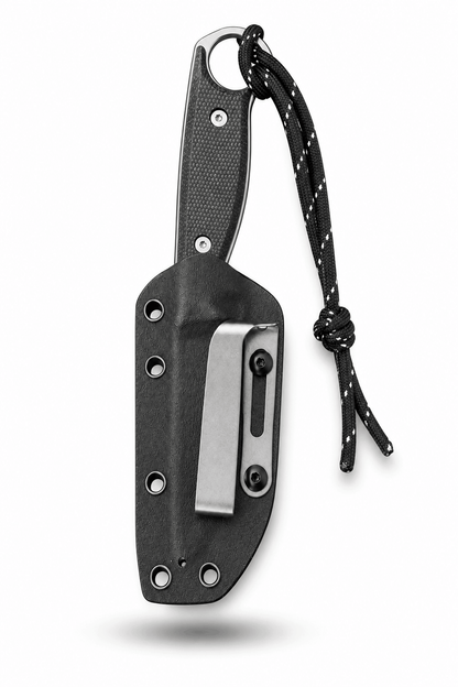 Kompaktní taktický nůž BlackAirsoft HUNTER MINI D2 s pouzdrem KYDEX a rukojetí G10