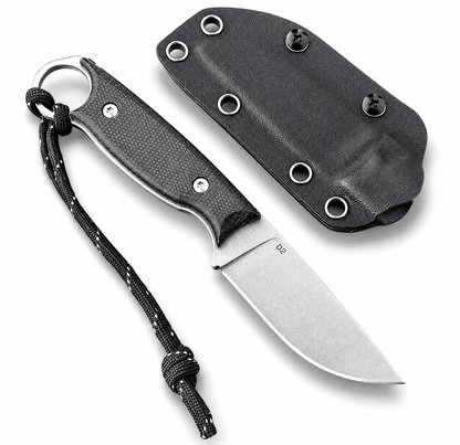 Kompaktní taktický nůž BlackAirsoft HUNTER MINI D2 s pouzdrem KYDEX a rukojetí G10