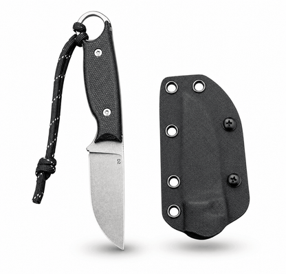 Kompaktní taktický nůž BlackAirsoft HUNTER MINI D2 s pouzdrem KYDEX a rukojetí G10