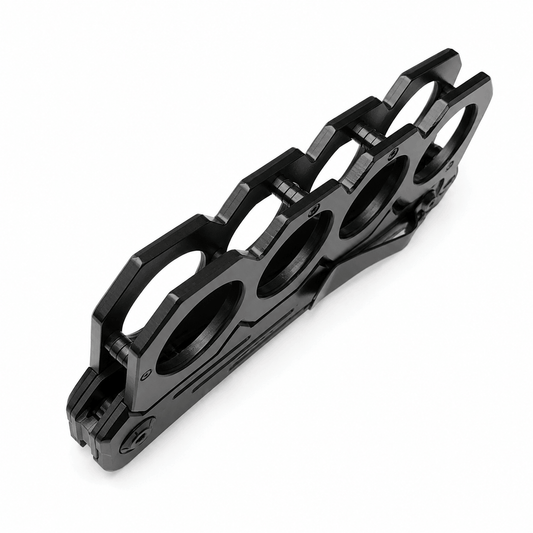 Cuțit pliabil tip box Cold Steel 1+1 cu lamă parțial zimțată