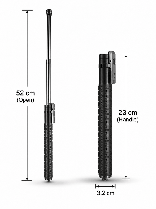 Baston telescopic automat BlackAirsoft CROCODILE 52 cm