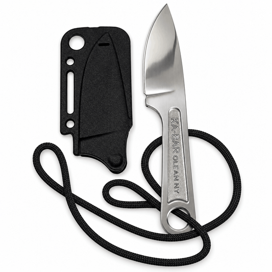 Cuțit compact de gât KA-BAR, cu teacă