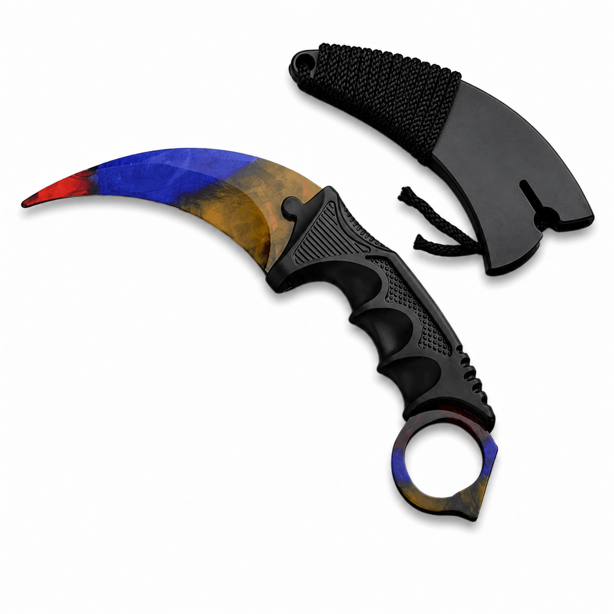 Karambit-Messer Rainbow 21 см mit Schutzhülle
