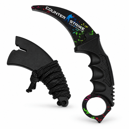 Karambit-Messer Rainbow 21 см mit Schutzhülle