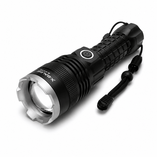 Snažna LED svjetiljka X-BALOG P50 s punjivom baterijom i USB punjenjem – 17 cm