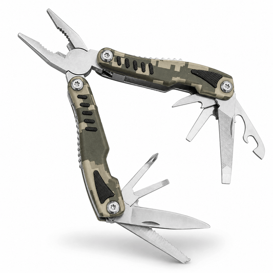 Multitool BlackAirsoft FIELDCORE 11 în 1, cu husă