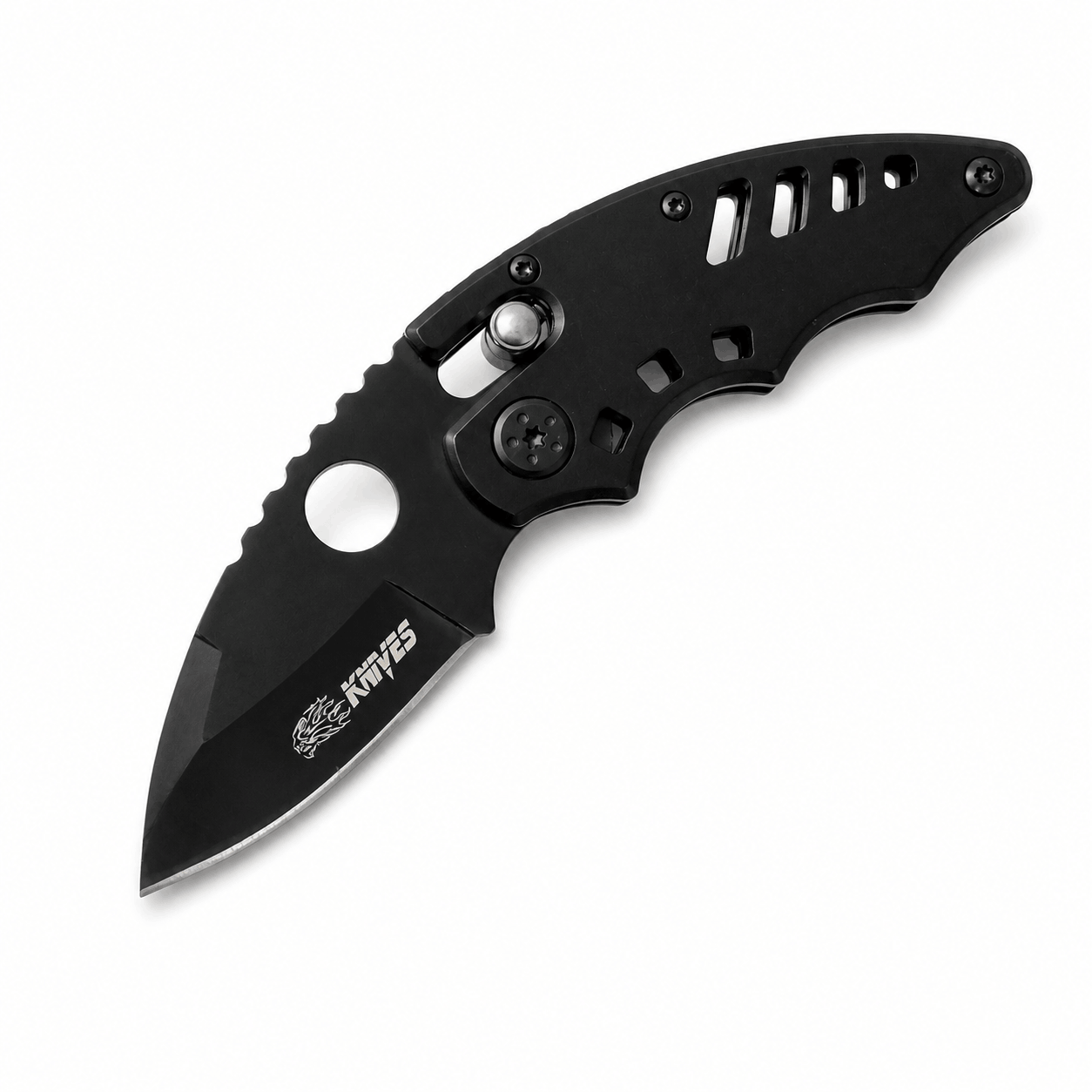 🎁 Mini skládací nůž Black Airsoft KNIFES - EDC (100% sleva)