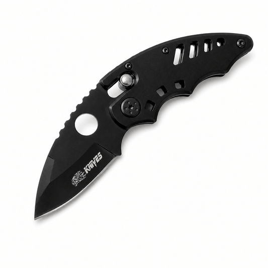 🎁 Mini skládací nůž Black Airsoft KNIFES - EDC (100% sleva)