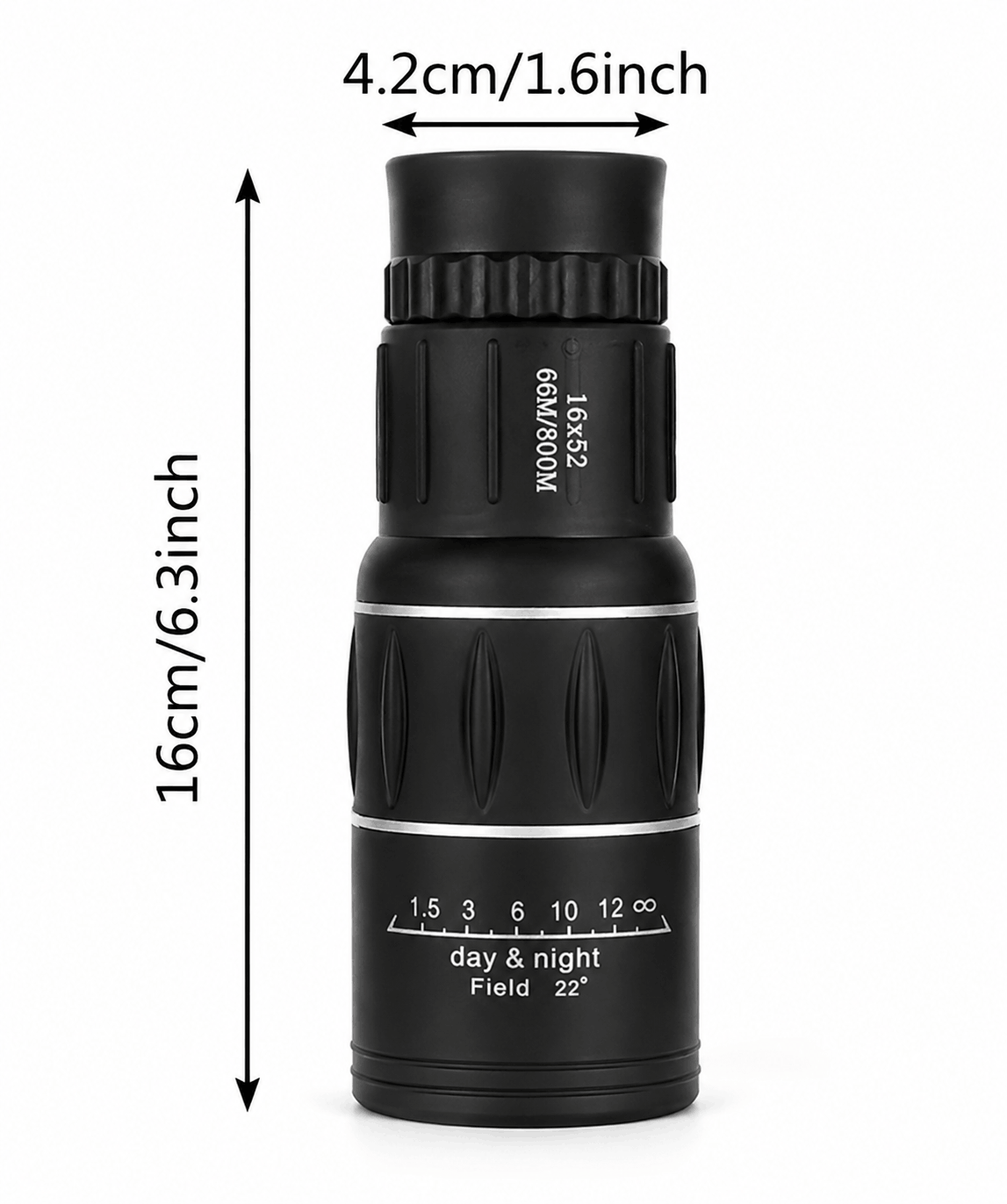 Monokulár 16x52 denní a noční vidění Day & Night