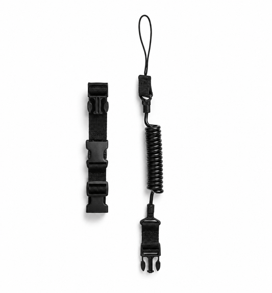 Bezpečnostní kabel na pistoli BlackAirsoft Tough, šňůra, popruh