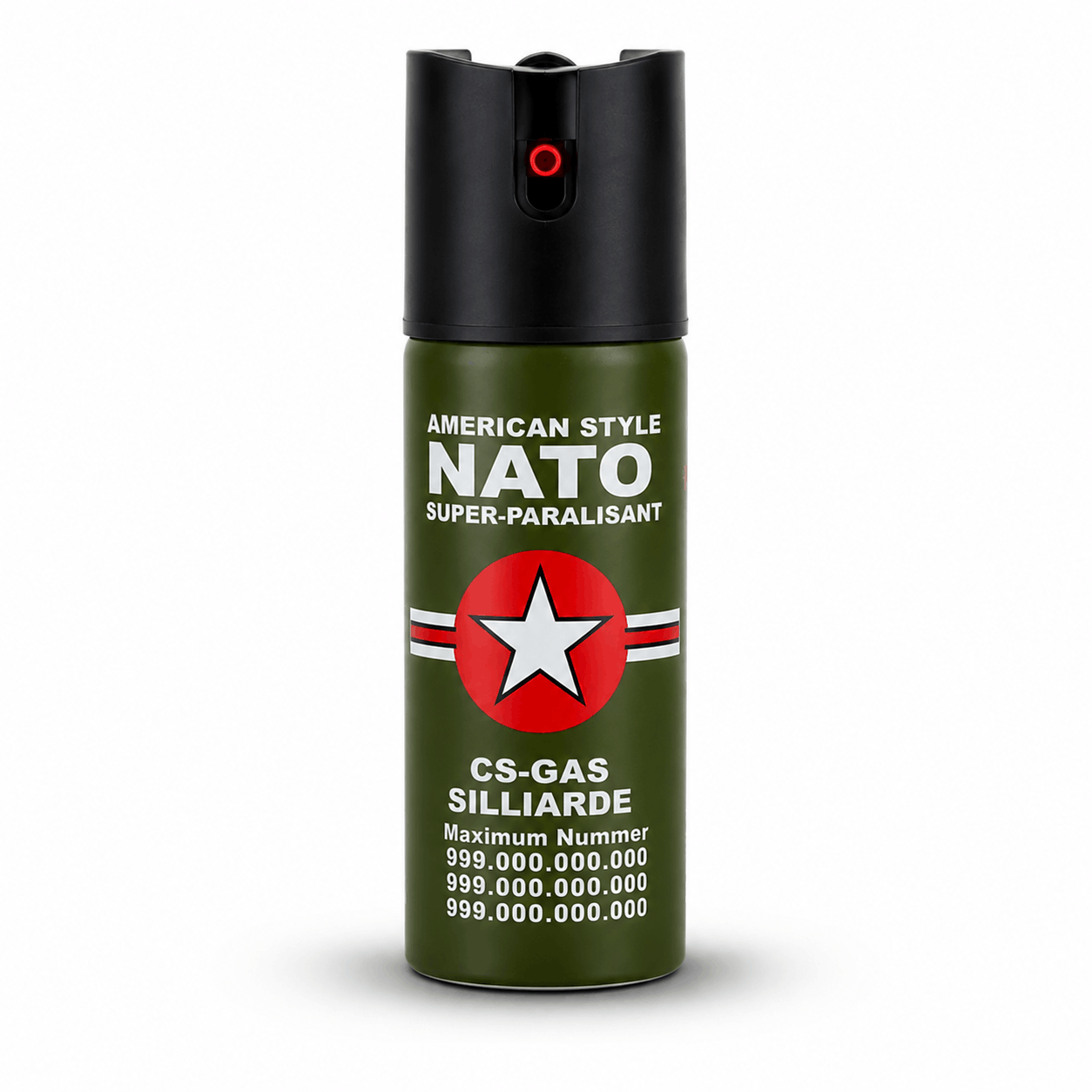 Парализиращ спрей NATO CS-GAS 60 ml – спрей за самозащита с дюза Jet до 3 м