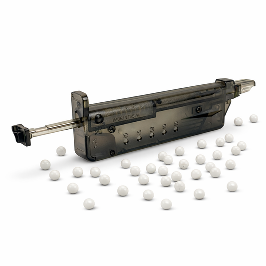 Speed Loader pro Airsoft zásobníky – rychlonabíječ pro 100 BB kuliček
