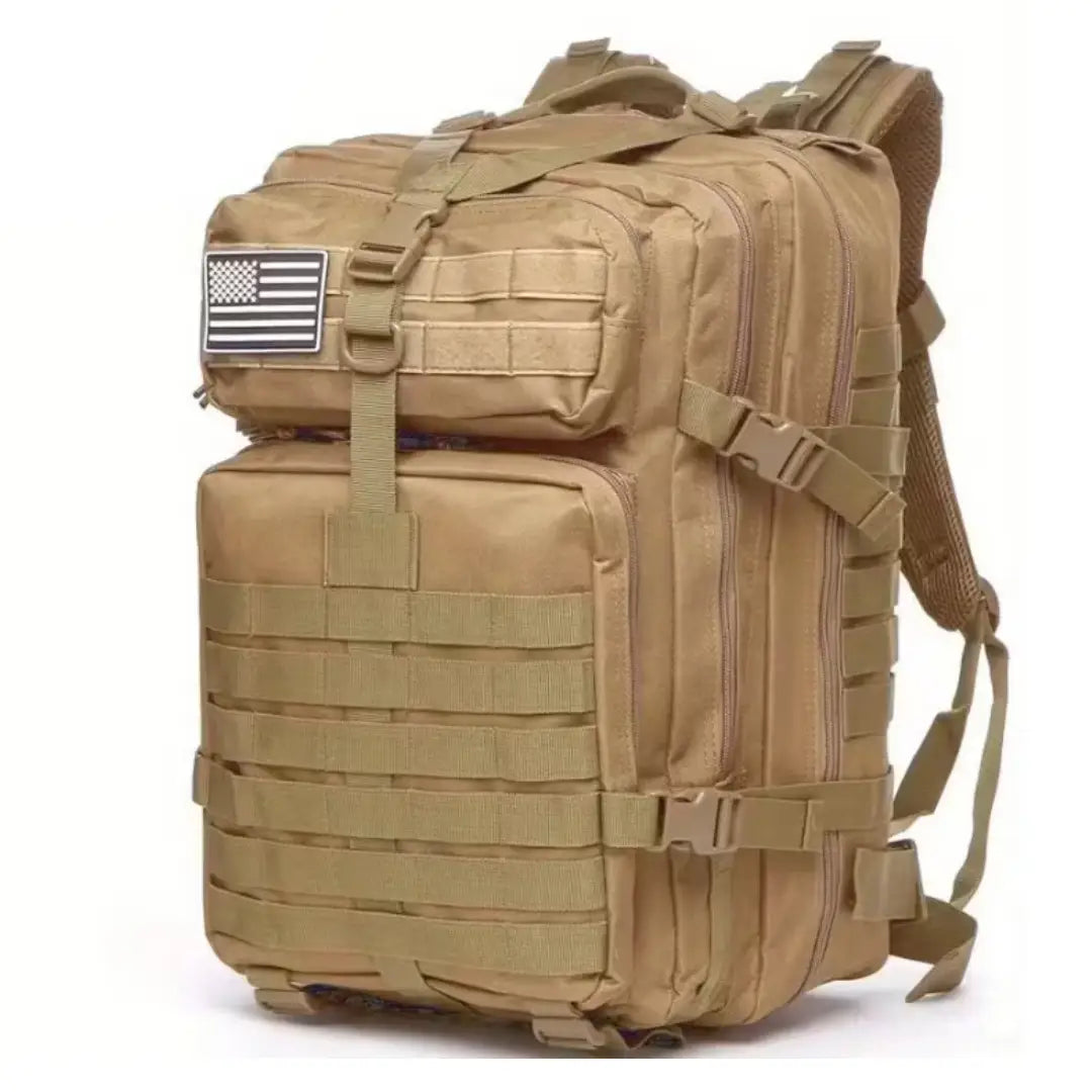 Taktický batoh 45L, velcro s vlajkou USA 900D