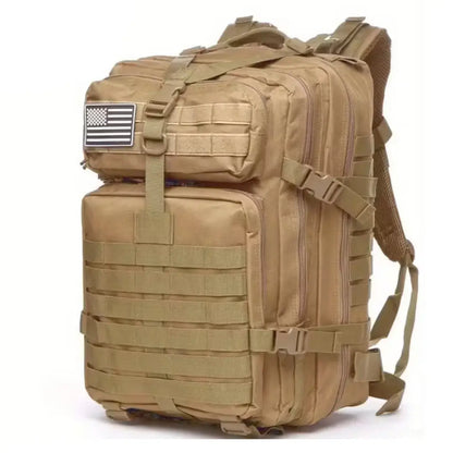 Taktický batoh 45L, velcro s vlajkou USA 900D