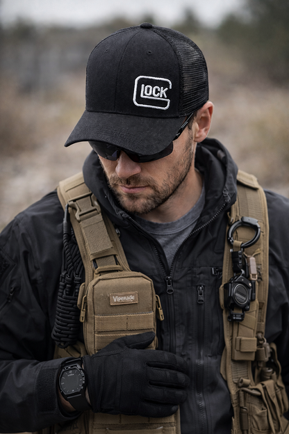 Taktická čepice Glock s velcro panelem – Taktická baseballová čepice
