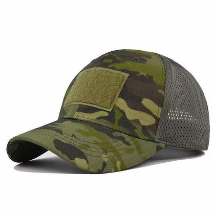 Taktická Trucker čepice s kšiltem a síťkou, velcro