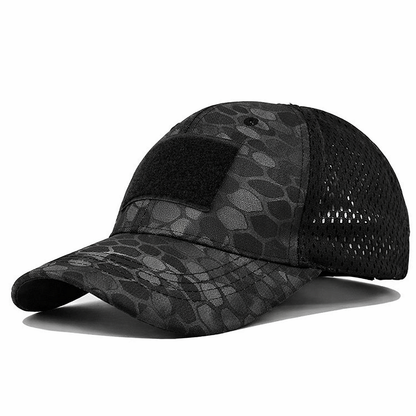 Taktická Trucker čepice s kšiltem a síťkou, velcro