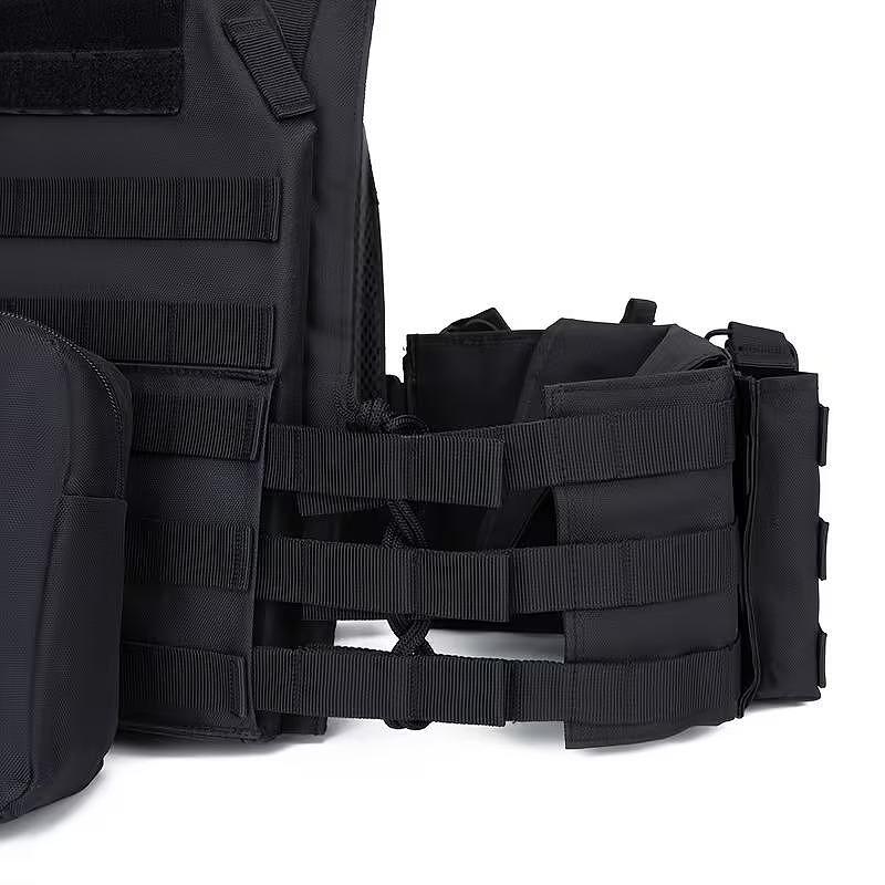 Taktická vesta Plate Carrier, MOLLE systém, s moduly - nastavitelná