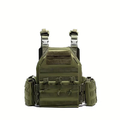 Taktická vesta Plate Carrier, MOLLE systém, s moduly - nastavitelná