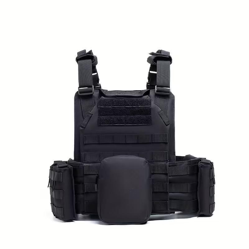 Taktická vesta Plate Carrier, MOLLE systém, s moduly - nastavitelná