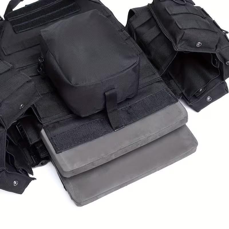 Taktická vesta Plate Carrier, MOLLE systém, s moduly - nastavitelná