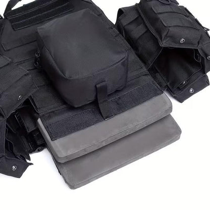 Taktická vesta Plate Carrier, MOLLE systém, s moduly - nastavitelná