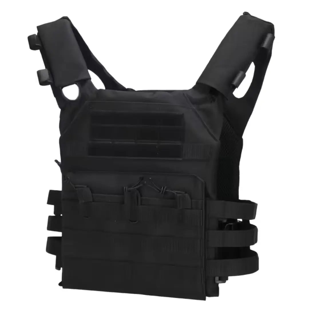 Taktická vesta Plate Carrier, systém MOLLE, nastavitelná